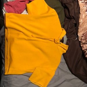 cropped sweater tee